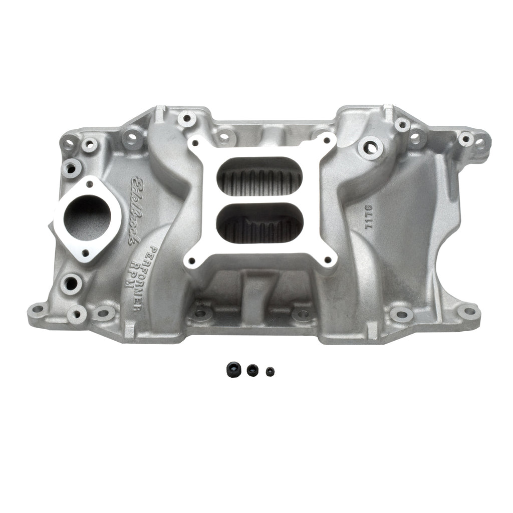 Edelbrock 7176 Performer RPM Small Block Chrysler Intake Manifold for Select Chrysler Cordoba, Chrysler LeBaron, Chrysler New Yorker, Chrysler Newport, Chrysler Town & Country, Dodge Aspen, Dodge B100, Dodge B100 Van, Dodge B200, Dodge B200 Van, Dodge