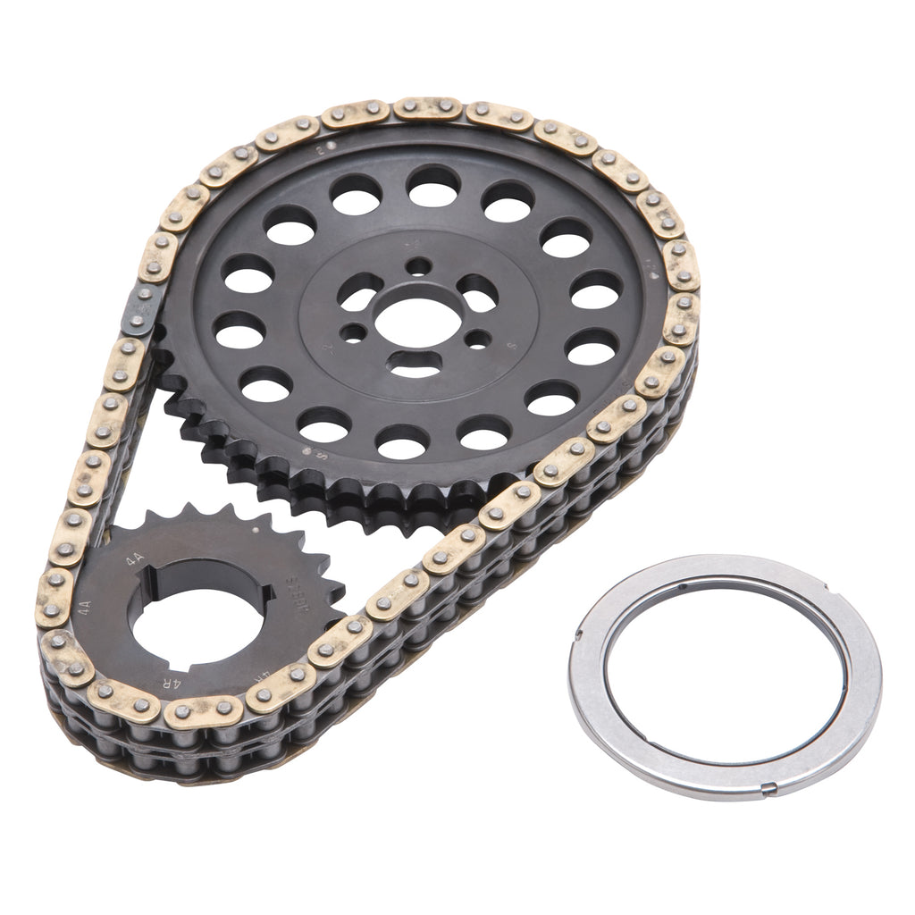 Edelbrock 7331 RPM-Link Adjustable True-Roller Timing Chain Set for Select Avanti II, Buick Century, Buick Commercial Chassis, Buick LeSabre, Buick Regal, Buick Roadmaster, Buick Skylark, Checker Aerobus, Checker Deluxe, Checker Marathon, Checker