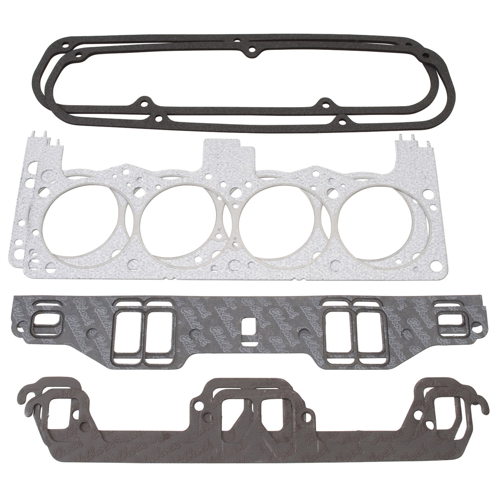 Edelbrock 7370 Engine Gasket Set (Head / Inake / Exhaust / Valve Cover) for Chrysler for Select Chrysler Cordoba, Chrysler Fifth Avenue, Chrysler LeBaron, Chrysler New Yorker, Chrysler Newport, Chrysler Town & Country, Dodge A100, Dodge A100 Truck, Dodge