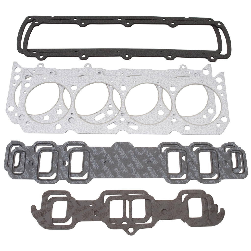 Edelbrock 7373 Engine Gasket Set (Head / Inake / Exhaust / Valve Cover) for Oldsmobile for Select Oldsmobile 442, Oldsmobile 98, Oldsmobile Custom Cruiser, Oldsmobile Cutlass, Oldsmobile Cutlass Supreme, Oldsmobile Delmont 88, Oldsmobile Delta 88,