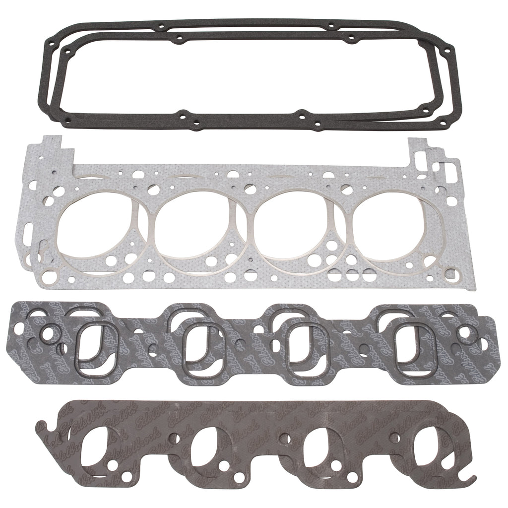 Edelbrock 7374 Engine Gasket Set (Head / Inake / Exhaust / Valve Cover) for Ford for Select Ford Bronco, Ford Country Sedan, Ford Country Squire, Ford Custom, Ford Custom 500, Ford E-250 Econoline, Ford E-250 Econoline Club Wagon, Ford E-350 Econoline,