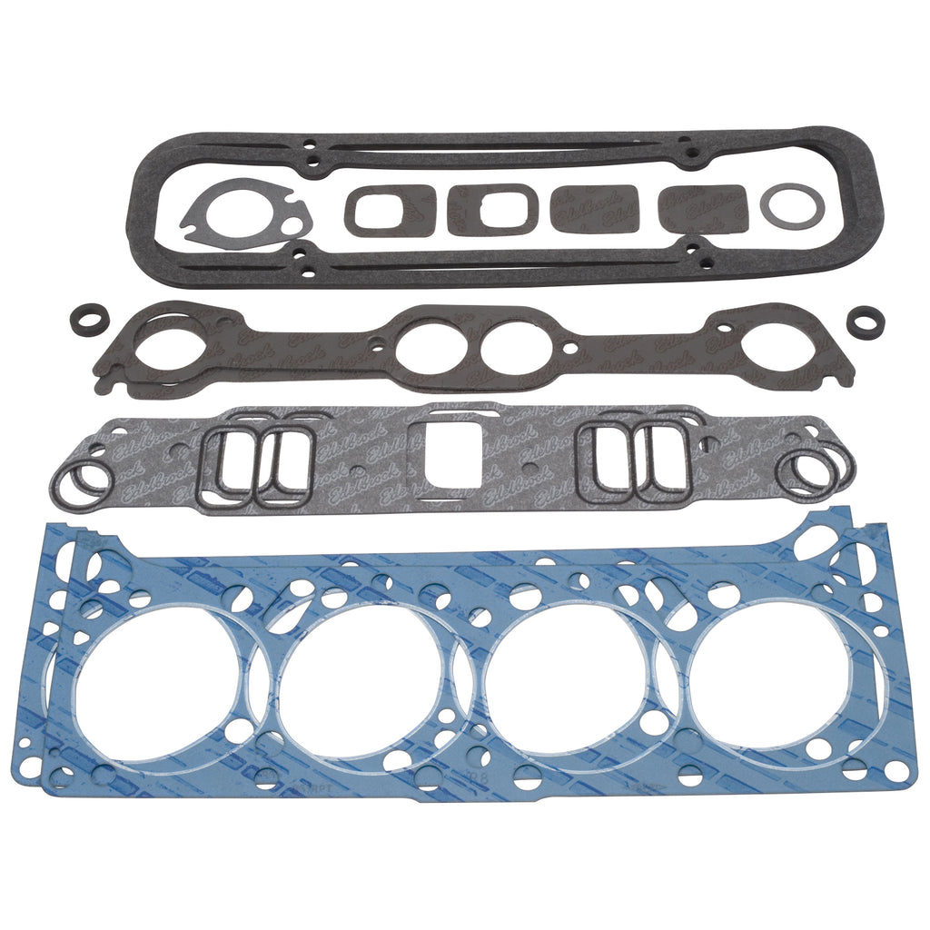 Edelbrock 7382 Engine Gasket Set (Head / Inake / Exhaust / Valve Cover) for Pontiac for Select Pontiac Bonneville, Pontiac Catalina, Pontiac Executive, Pontiac Firebird, Pontiac GTO, Pontiac Grand Am, Pontiac Grand Prix, Pontiac Grand Safari, Pontiac