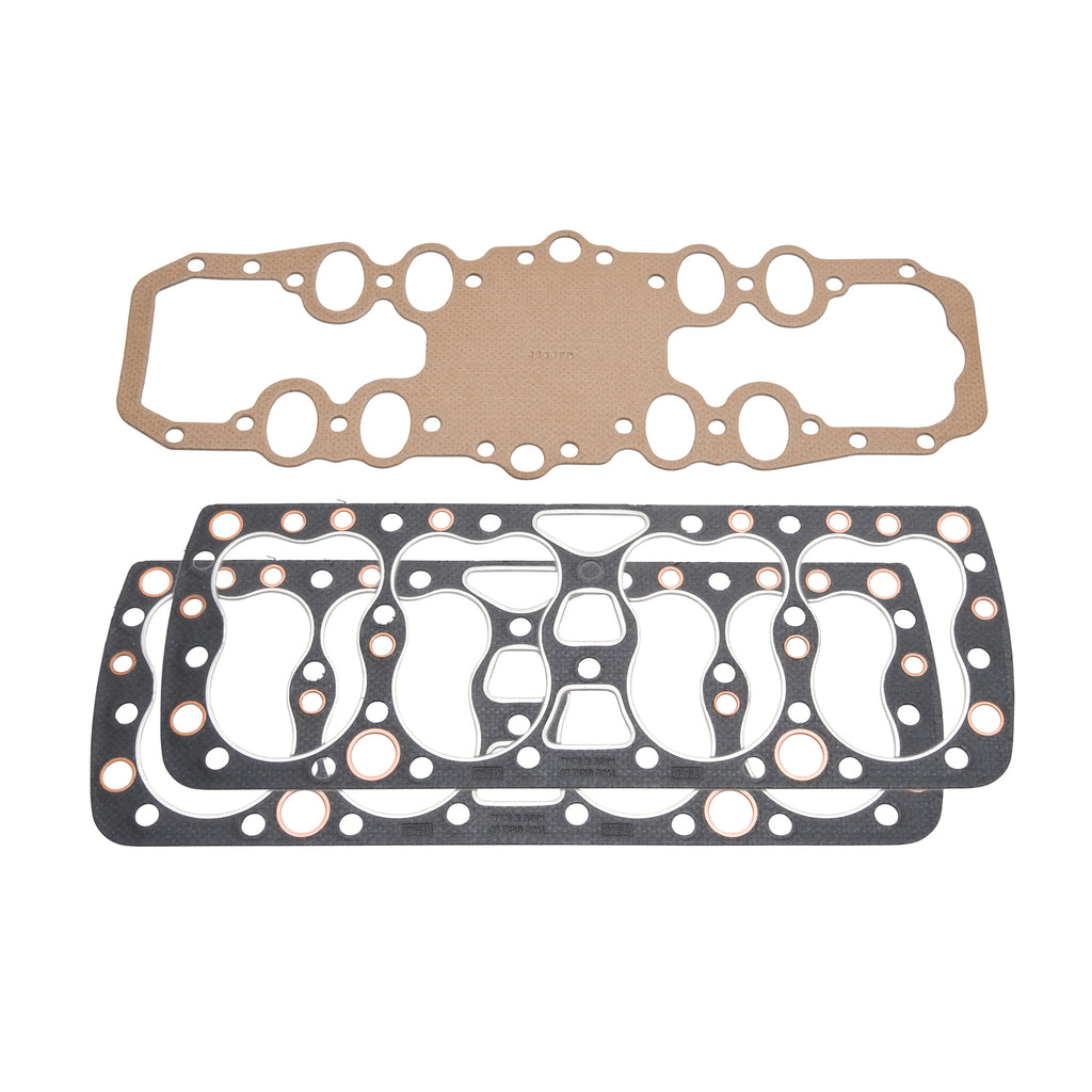 Edelbrock 7384 Engine Gasket Set (Head / Inake / Exhaust / Valve Cover) for Ford for Select Ford 1 Ton Pickup, Ford 1/2 Ton Pickup, Ford 3/4 Ton Pickup, Ford Deluxe, Ford F-1, Ford F-2, Ford F-3, Ford F4, Ford Model 21 A Deluxe, Ford Model 82 A, Ford