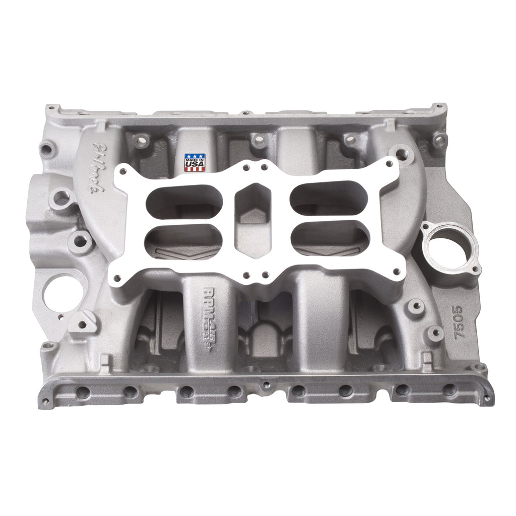 Edelbrock 7505 RPM Air-Gap Dual-Quad Ford FE 390 Intake Manifold