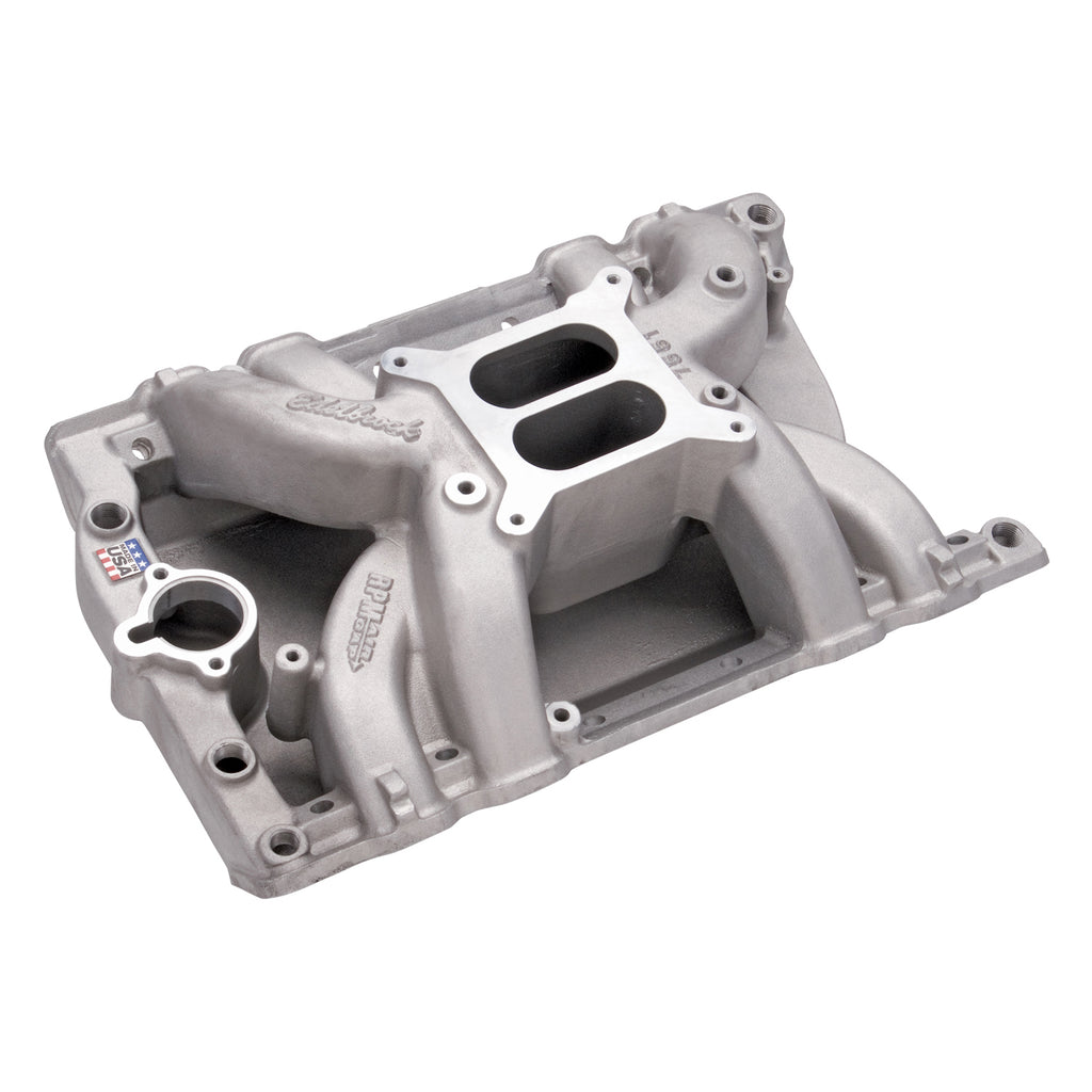 Edelbrock 7551 Edebrock RPM Air-Gap Oldsmoblie 455 Intake Manifold for Select Buick Century, Buick Electra, Buick Estate Wagon, Buick LeSabre, Buick Riviera, Oldsmobile 442, Oldsmobile 98, Oldsmobile Custom Cruiser, Oldsmobile Cutlass, Oldsmobile Cutlass