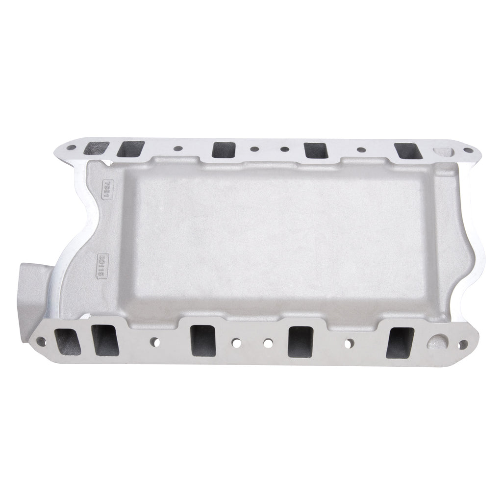 Edelbrock 7581 RPM Air-Gap Small Block Ford 351W Intake Manifold for Select Bricklin SV-1, DeTomaso Pantera, Ford Bronco, Ford Country Sedan, Ford Country Squire, Ford Custom, Ford Custom 500, Ford E-100 Econoline, Ford E-100 Econoline Club Wagon, Ford