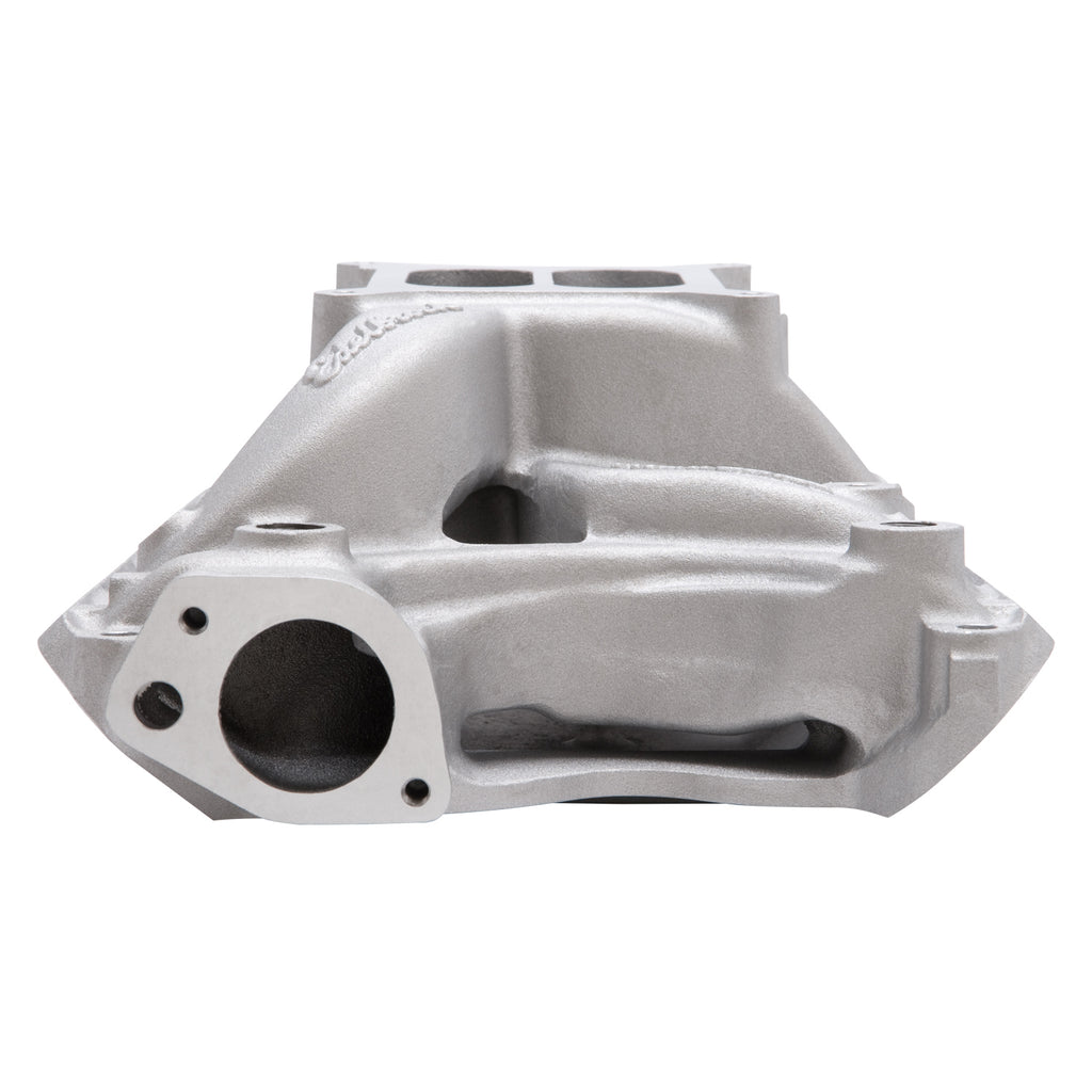 Edelbrock 7581 RPM Air-Gap Small Block Ford 351W Intake Manifold for Select Bricklin SV-1, DeTomaso Pantera, Ford Bronco, Ford Country Sedan, Ford Country Squire, Ford Custom, Ford Custom 500, Ford E-100 Econoline, Ford E-100 Econoline Club Wagon, Ford