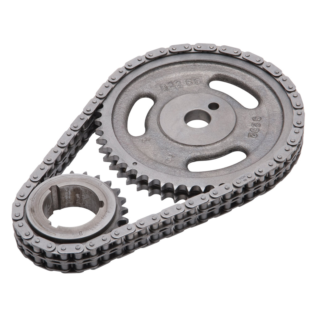 Edelbrock 7813 Performer-Link Adjustable True-Roller Timing Chain Set for Select Buick Century, Buick Electra, Buick Estate Wagon, Buick LeSabre, Buick Riviera, Oldsmobile 442, Oldsmobile 98, Oldsmobile Custom Cruiser, Oldsmobile Cutlass, Oldsmobile