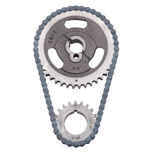 Load image into Gallery viewer, Edelbrock 7814 Performer-Link Adjustable True-Roller Timing Chain Set for Select Ford Bronco, Ford Country Squire, Ford E-150 Econoline, Ford E-150 Econoline Club Wagon, Ford E-250 Econoline, Ford E-250 Econoline Club Wagon, Ford E-350 Econoline, Ford