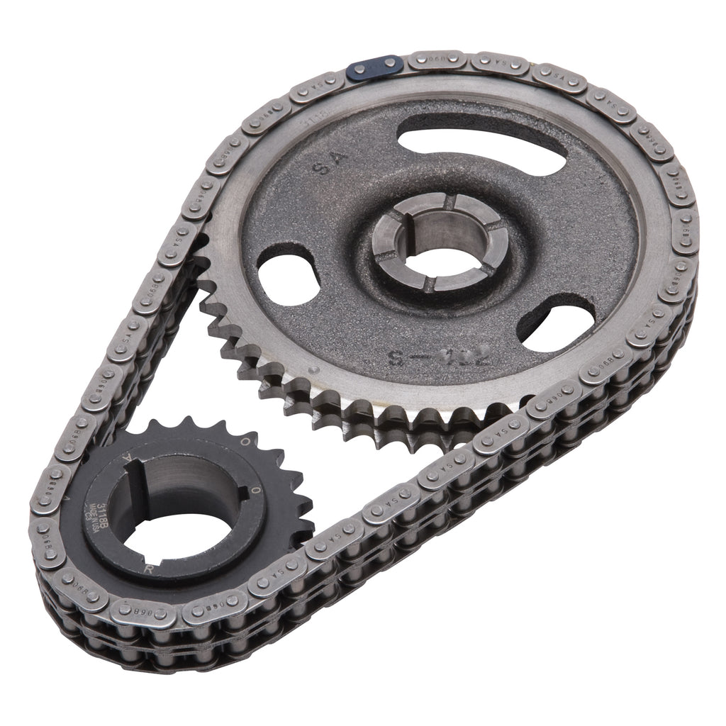 Edelbrock 7818 Performer-Link Adjustable True-Roller Timing Chain Set for Select American Motors AMX, American Motors Ambassador, American Motors American, American Motors Concord, American Motors Gremlin, American Motors Hornet, American Motors Javelin,