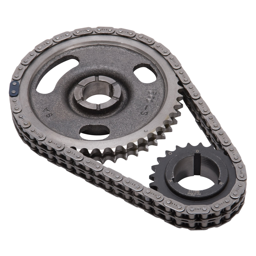 Edelbrock 7818 Performer-Link Adjustable True-Roller Timing Chain Set for Select American Motors AMX, American Motors Ambassador, American Motors American, American Motors Concord, American Motors Gremlin, American Motors Hornet, American Motors Javelin,