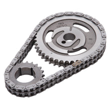 Load image into Gallery viewer, Edelbrock 7820 Performer-Link Adjustable True-Roller Timing Chain Set for Select Ford 300, Ford Bronco, Ford Country Sedan, Ford Country Squire, Ford Custom, Ford Custom 500, Ford E-100 Econoline, Ford E-100 Econoline Club Wagon, Ford E-150 Econoline,