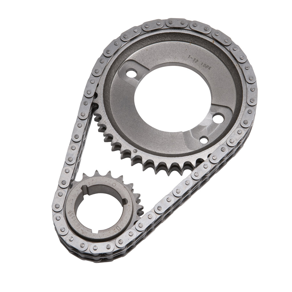 Edelbrock 7829 Performer-Link Adjustable True-Roller Timing Chain Set for Select Buick Century, Buick Electra, Buick LeSabre, Buick Reatta, Buick Regal, Buick Riviera, Buick Skyhawk, Buick Skylark, Oldsmobile 98, Oldsmobile Cutlass, Oldsmobile Cutlass