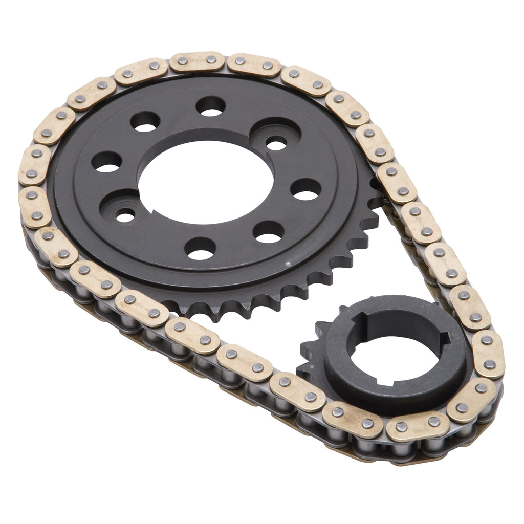 Edelbrock 7840 Performer-Link Adjustable True-Roller Timing Chain Set for Select Buick Centurion, Buick Century, Buick Electra, Buick Estate Wagon, Buick GS 400, Buick GS 455, Buick Gran Sport, Buick LeSabre, Buick Regal, Buick Riviera, Buick Skylark,
