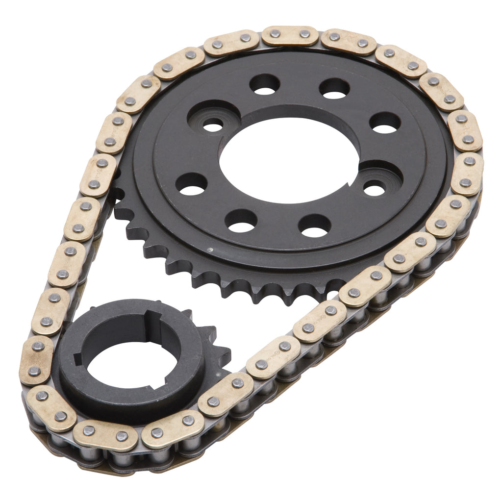 Edelbrock 7840 Performer-Link Adjustable True-Roller Timing Chain Set for Select Buick Centurion, Buick Century, Buick Electra, Buick Estate Wagon, Buick GS 400, Buick GS 455, Buick Gran Sport, Buick LeSabre, Buick Regal, Buick Riviera, Buick Skylark,
