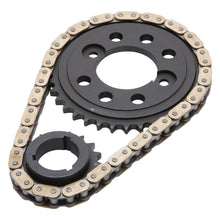 Load image into Gallery viewer, Edelbrock 7840 Performer-Link Adjustable True-Roller Timing Chain Set for Select Buick Centurion, Buick Century, Buick Electra, Buick Estate Wagon, Buick GS 400, Buick GS 455, Buick Gran Sport, Buick LeSabre, Buick Regal, Buick Riviera, Buick Skylark,