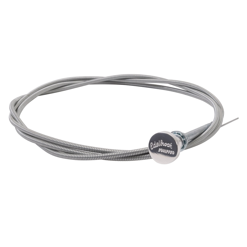 Edelbrock 8013 Universal Carburetor Choke Cable with Polished Knob