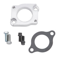 Load image into Gallery viewer, Edelbrock 8028 Waterneck Adapter for 1986 and Later Big-Block Chevy's using 2161 or 3761 Intake for Select Chevrolet C20, Chevrolet C20 Suburban, Chevrolet C30, Chevrolet K30, Chevrolet R30, Chevrolet R3500, Chevrolet V30, Chevrolet V3500, GMC C2500, GMC