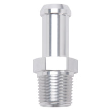 Load image into Gallery viewer, Edelbrock 8115 Heater Hose End Fitting - Straight with 3/8" NPT and 1/2" Barb.