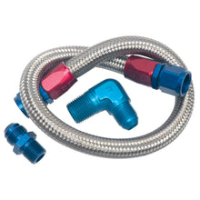 Load image into Gallery viewer, Edelbrock 8122 22" Braided Fuel Line Kit