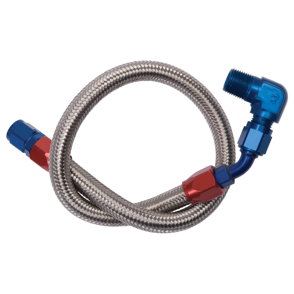 Edelbrock 8124 Braided Stainless Steel Fuel Hose Kit
