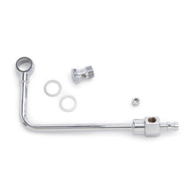 Load image into Gallery viewer, Edelbrock 8126 Chrome Steel Fuel Line With 3/8" Barbed End Inlet Without Fuel Filter