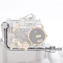 Load image into Gallery viewer, Edelbrock 8126 Chrome Steel Fuel Line With 3/8" Barbed End Inlet Without Fuel Filter