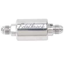 Load image into Gallery viewer, Edelbrock 8129 High Flow Billet Aluminum Fuel Filter in Polished Finish