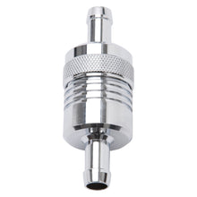 Load image into Gallery viewer, Edelbrock 8136 3" Aluminum Street Fuel Filter in Chrome Finish