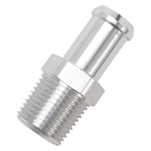 Load image into Gallery viewer, Edelbrock 8160 Heater Hose End Fitting - Straight with 1/2" NPT and 5/8" Barb.