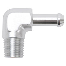 Load image into Gallery viewer, Edelbrock 8168 Heater Hose End Fitting - 90Â° with 3/8" NPT and 3/8" Barb
