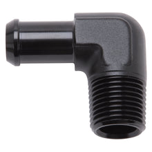 Load image into Gallery viewer, Edelbrock 8178 Heater Hose End Fitting - 90Â° with 1/2" NPT and 5/8" Barb.