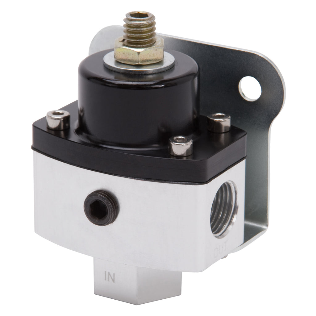 Edelbrock 8190 Adjustable Billet Fuel Pressure Regulator (4.5-9 psi)