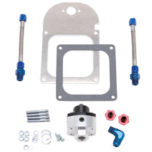 Load image into Gallery viewer, Edelbrock 8193 Fuel Pressure Regulator Kit - Single Regulator, Dual Outlet, 4500 Flange