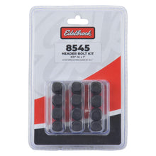 Load image into Gallery viewer, Edelbrock 8545 Exhaust Header Bolts #8545, 3/8"-16 X 3/4", Black Oxide (Set Of 12)