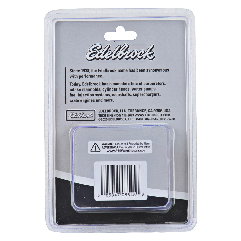 Edelbrock 8545 Exhaust Header Bolts #8545, 3/8"-16 X 3/4", Black Oxide (Set Of 12)