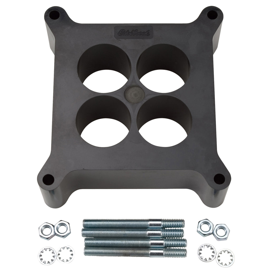 Edelbrock 8713 Carburetor Spacer #8713 4-Hole 2in Thick