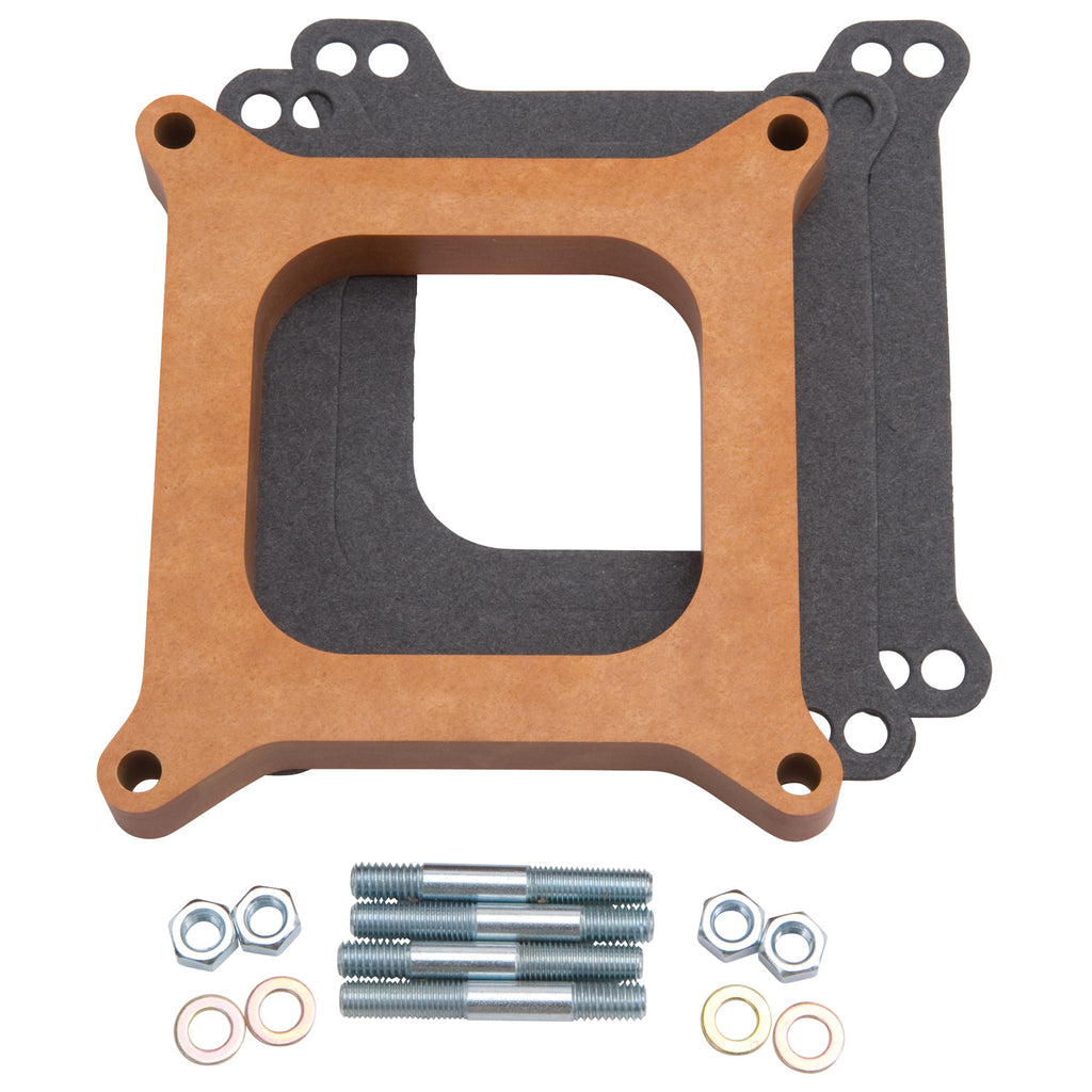 Edelbrock 8719 Carburetor Spacer #8719 Open Center 3/4in Thick
