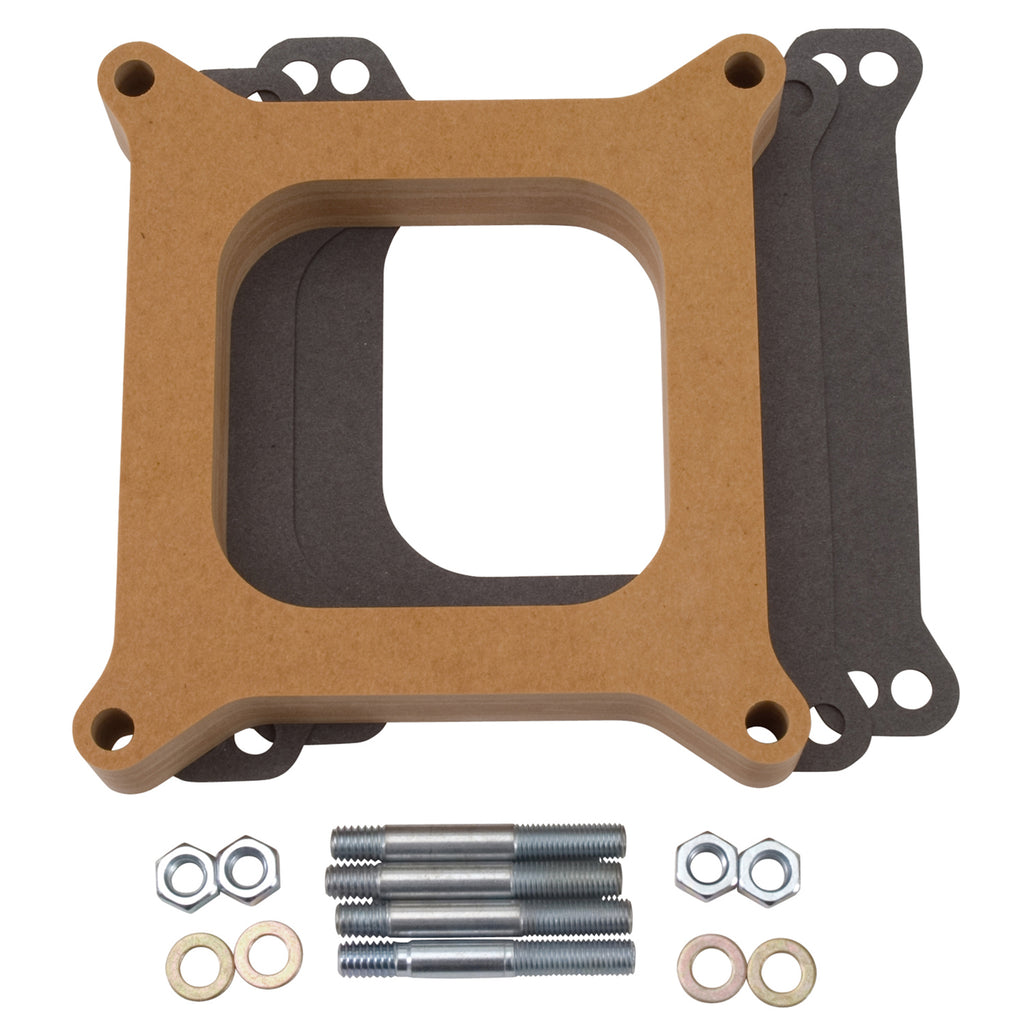 Edelbrock 8720 Carburetor Spacer #8720 Open Center 1in Thick