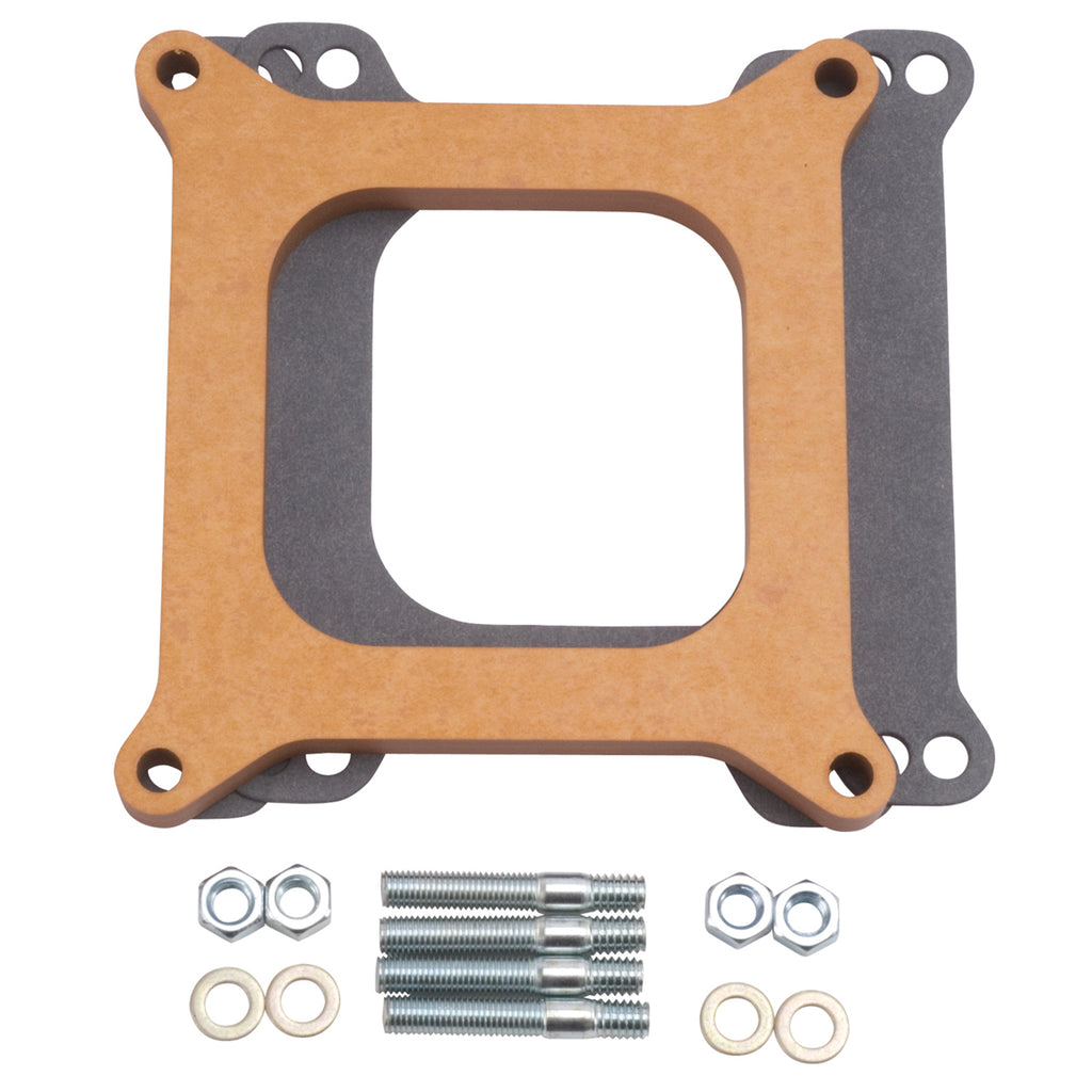 Edelbrock 8724 Carburetor Spacer #8724 Open Center 1/2in Thick