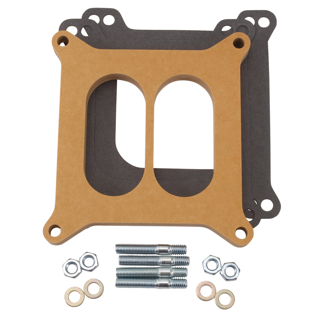 Edelbrock 8725 Carburetor Spacer #8725 Divided Center 1/2in Thick