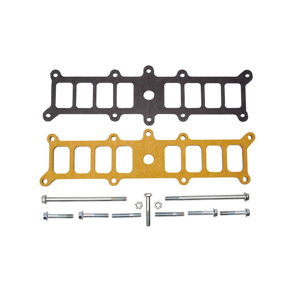 Edelbrock 8727 1/2" Base to Upper Spacer Plate Kit for Perf. & Perf. RPM 5.0 Manifolds for Select Ford Mustang