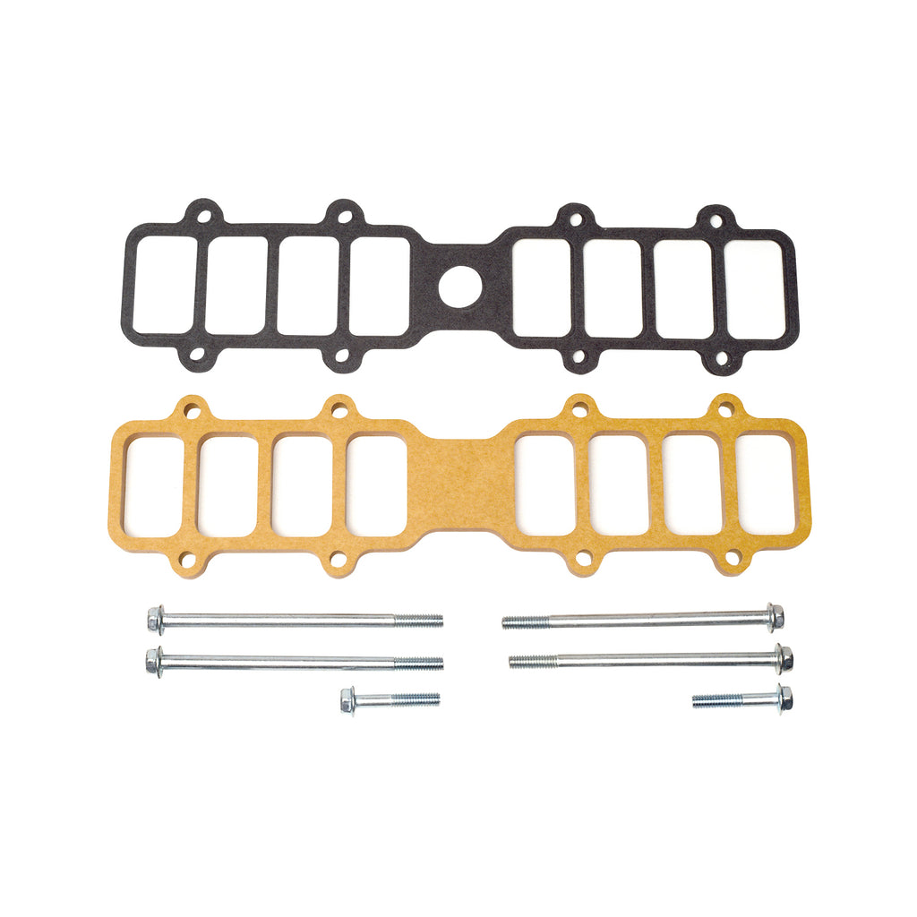 Edelbrock 8728 1/2" Base to Upper Spacer Plate Kit for Victor 5.0 Manifold PN 2945 for Select Ford Bronco, Ford Country Squire, Ford E-150 Econoline, Ford E-150 Econoline Club Wagon, Ford E-250 Econoline, Ford E-250 Econoline Club Wagon, Ford E-350