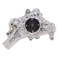 Load image into Gallery viewer, Edelbrock 8821 Water Pump for Small-Block Chevy in Polished Finish (Long) for Select Buick Century, Buick LeSabre, Buick Regal, Buick Skylark, Chevrolet Bel Air, Chevrolet Biscayne, Chevrolet Blazer, Chevrolet Brookwood, Chevrolet C10, Chevrolet C10