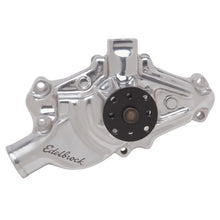 Load image into Gallery viewer, Edelbrock 8822 Water Pump for Small-Block 1971-82 Corvettes in Polished Finish (Short) for Select Chevrolet Corvette