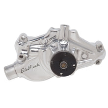 Load image into Gallery viewer, Edelbrock 8825 Water Pump for Small-Block 1984-91 350 Corvettes in Polished Finish (Short) for Select Chevrolet Corvette