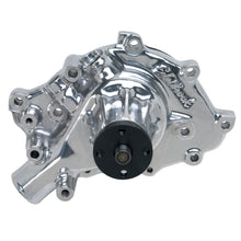 Load image into Gallery viewer, Edelbrock 8846 Water Pump for Small-Block Ford in Polished Finish for Select Ford Bronco, Ford Country Sedan, Ford Country Squire, Ford Custom, Ford Custom 500, Ford E-100 Econoline, Ford E-200 Econoline, Ford E-300 Econoline, Ford F-100, Ford Fairlane,