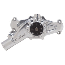 Load image into Gallery viewer, Edelbrock 8864 Water Pump for Street Rods in Polished Finish for Select Chevrolet C2500, Chevrolet C3500, Chevrolet K2500, Chevrolet K3500, Chevrolet R30, Chevrolet R3500, Chevrolet V30, Chevrolet V3500, GMC C2500, GMC C3500, GMC K2500, GMC K3500, GMC