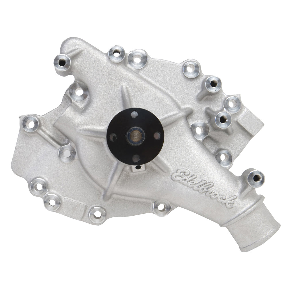 Edelbrock 8866 Water Pump for Ford 429/460 in Satin Finish for Select Ford Country Sedan, Ford Country Squire, Ford Custom, Ford Custom 500, Ford E-100 Econoline, Ford E-250 Econoline, Ford E-250 Econoline Club Wagon, Ford E-350 Econoline, Ford E-350