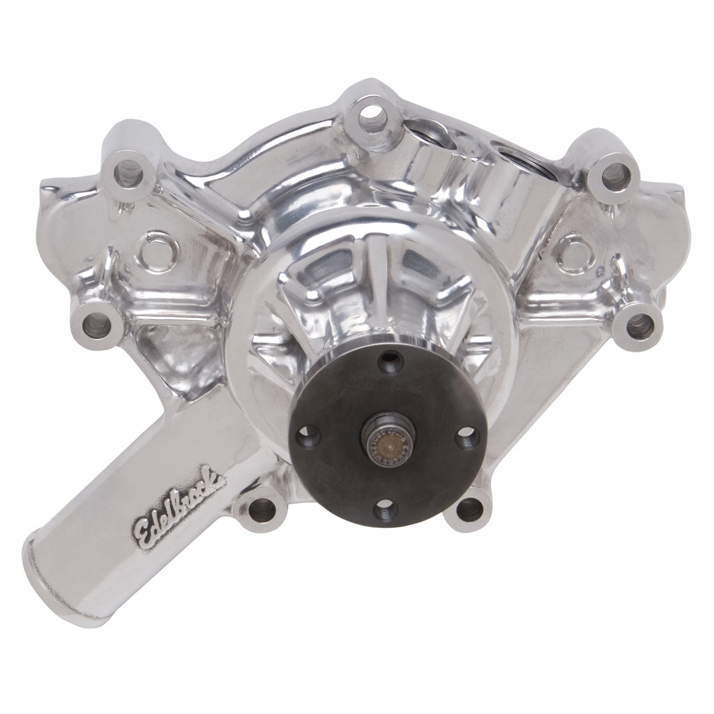 Edelbrock 8887 Water Pump Chrysler 1969-85 318/ 360 in Polished Finish for Select Chrysler Cordoba, Chrysler Imperial, Chrysler LeBaron, Chrysler New Yorker, Chrysler Newport, Chrysler Town & Country, Dodge A100, Dodge Aspen, Dodge B100, Dodge B100 Van,